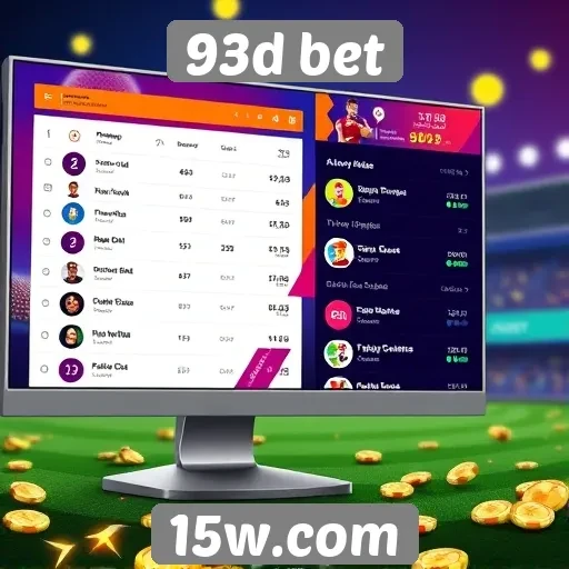 Exploração da interface do usuário da plataforma 93d bet